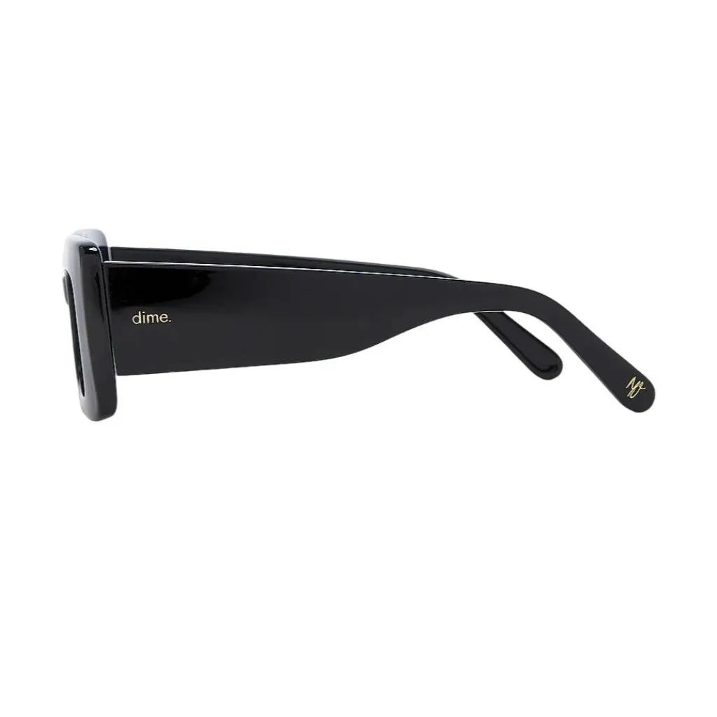 dime optics Bad Beach Sunglasses in Black & Grey Polarized Womens New Sunnies - Image 2