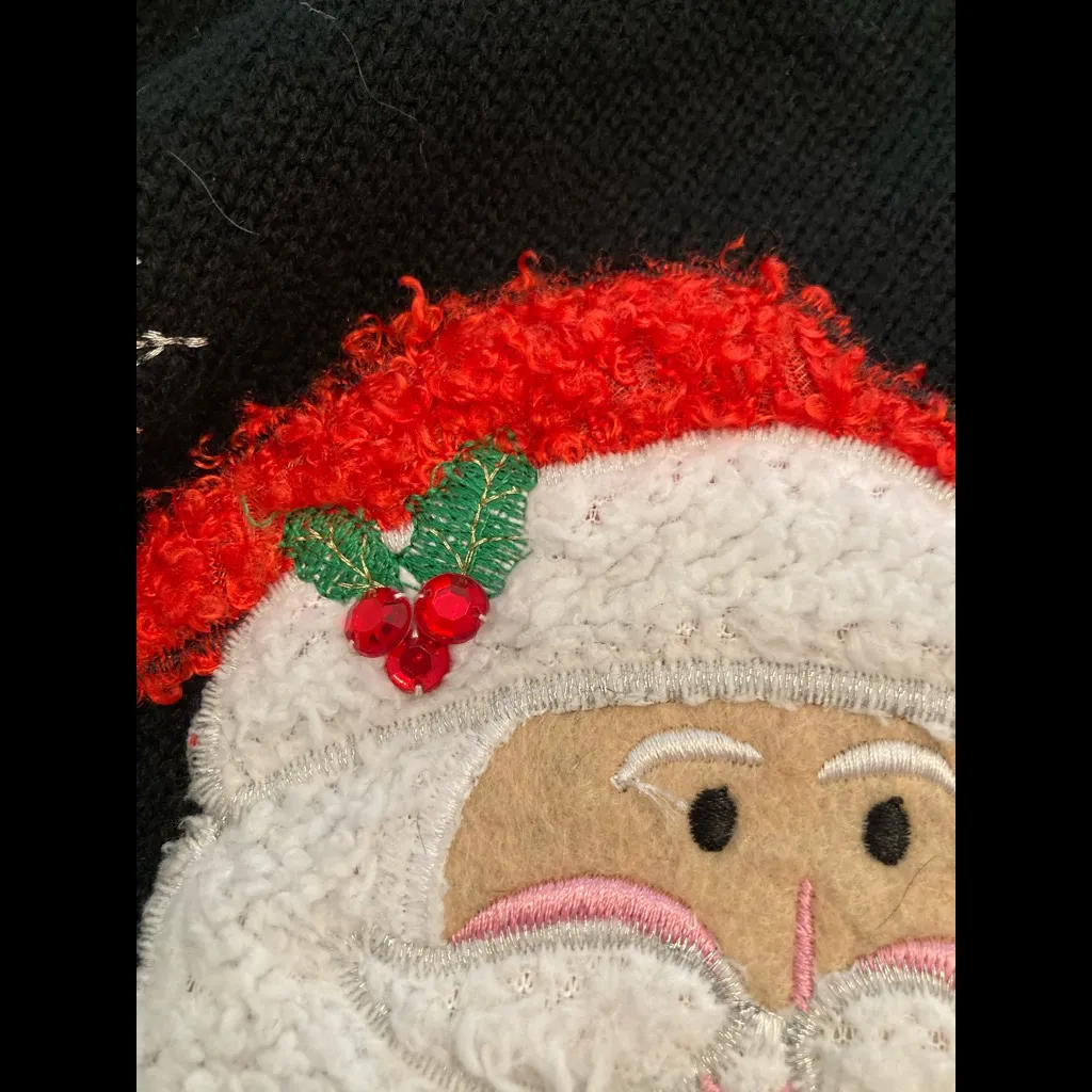 🔴Christmas Sweater Black - Image 5