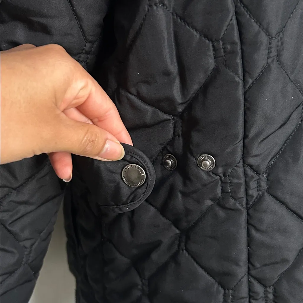 Eddie Bauer  Quilted Jacket - Black | Size L| Lightweight & Functional - Image 6