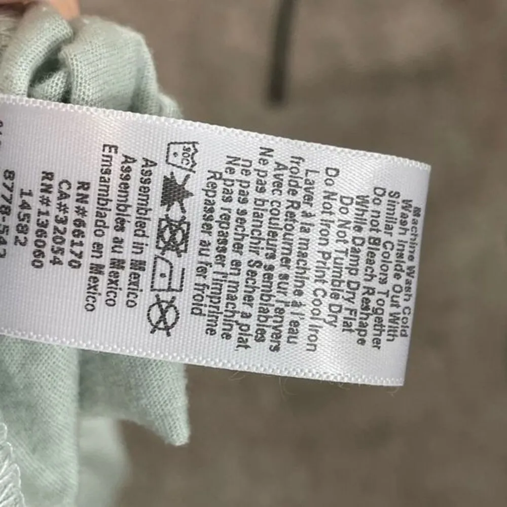 NWT Urban Outfitters Tops X Project Social T Button Up Crop Top Green Size Small - Image 8