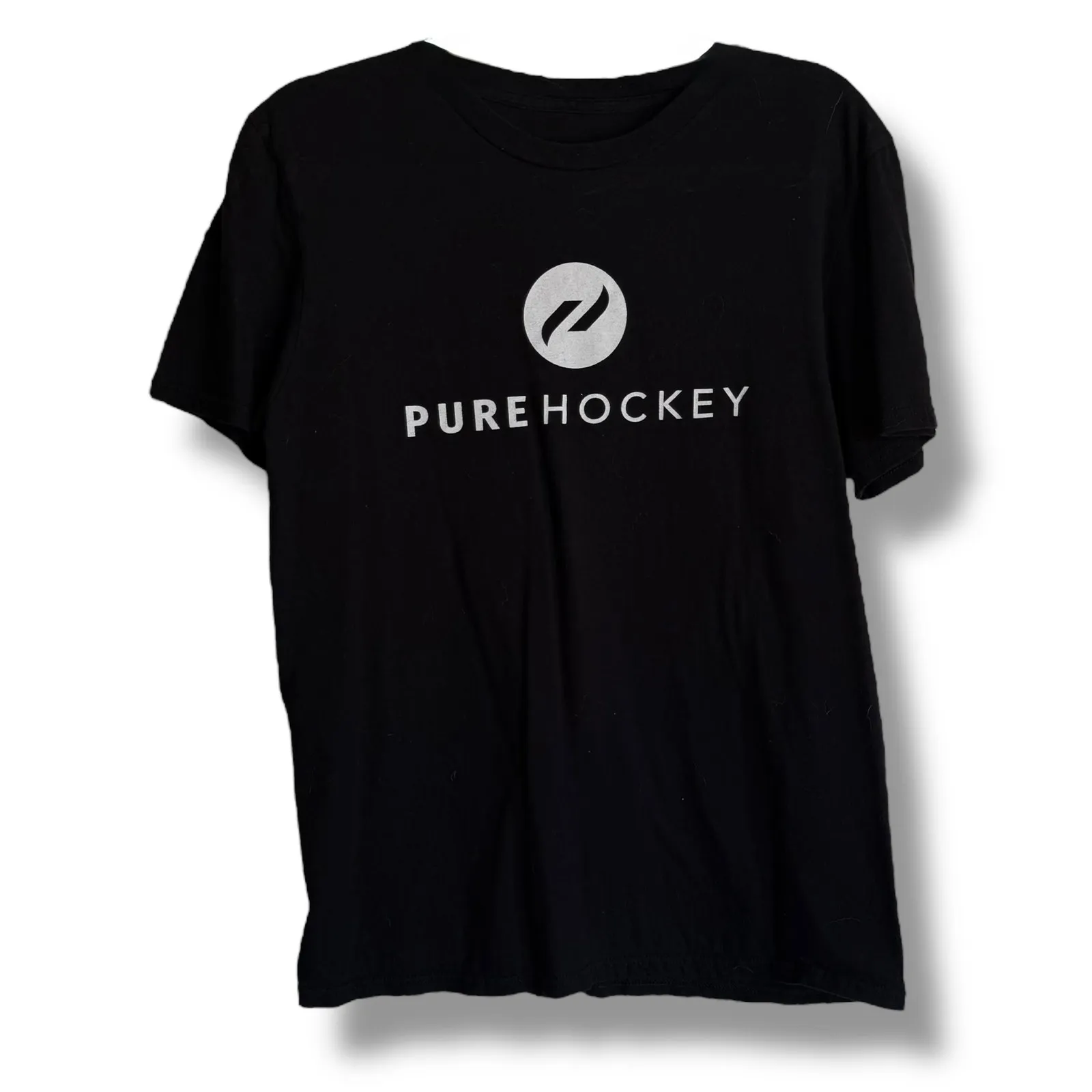Pure Hockey‎ Womens Tee Shirt Black White Approximately a Medium - Image 3