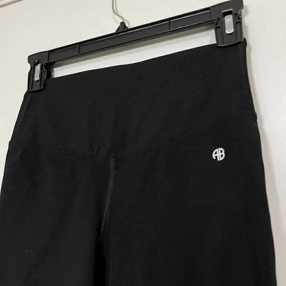 Anine Bing Sports Black Capri Cropped Leggings size US XS - Image 2