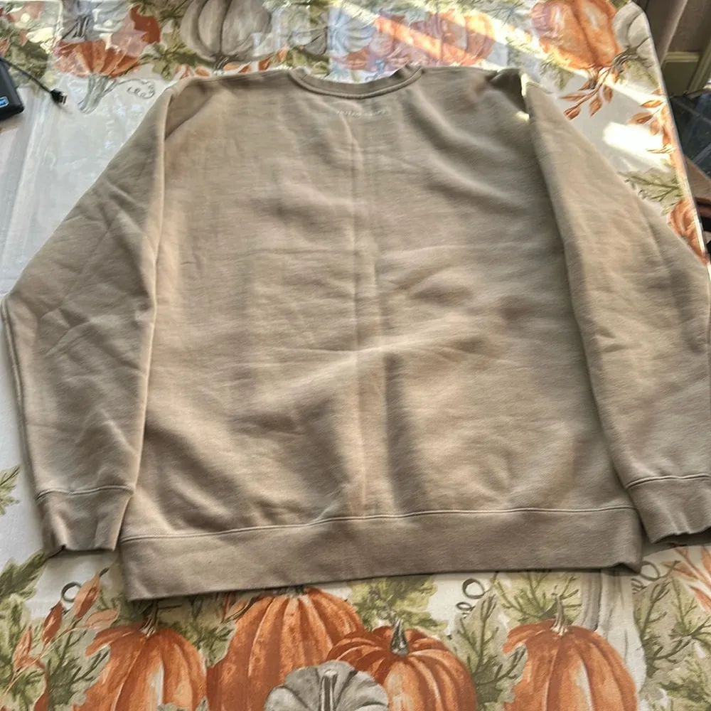 Taylor Swift Authentic The Tortured Poets Department Beige Crewneck Size XL - Image 3