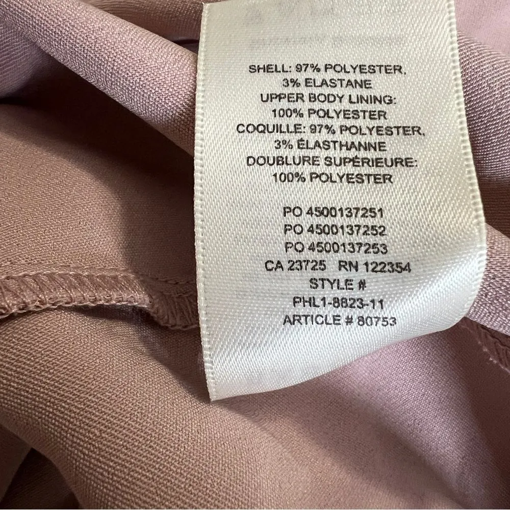 Aritzia Babaton 90’s Mini Fawn Pink Dress NWT Size 10 - Image 10