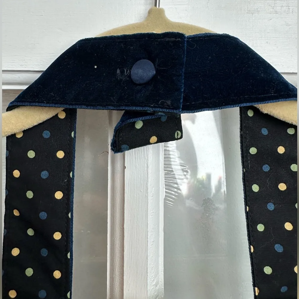 Vintage Betsey Johnson 90s Silk Bow Polka Dot Pinup Rockabilly  Dress Size 10 M - Image 10