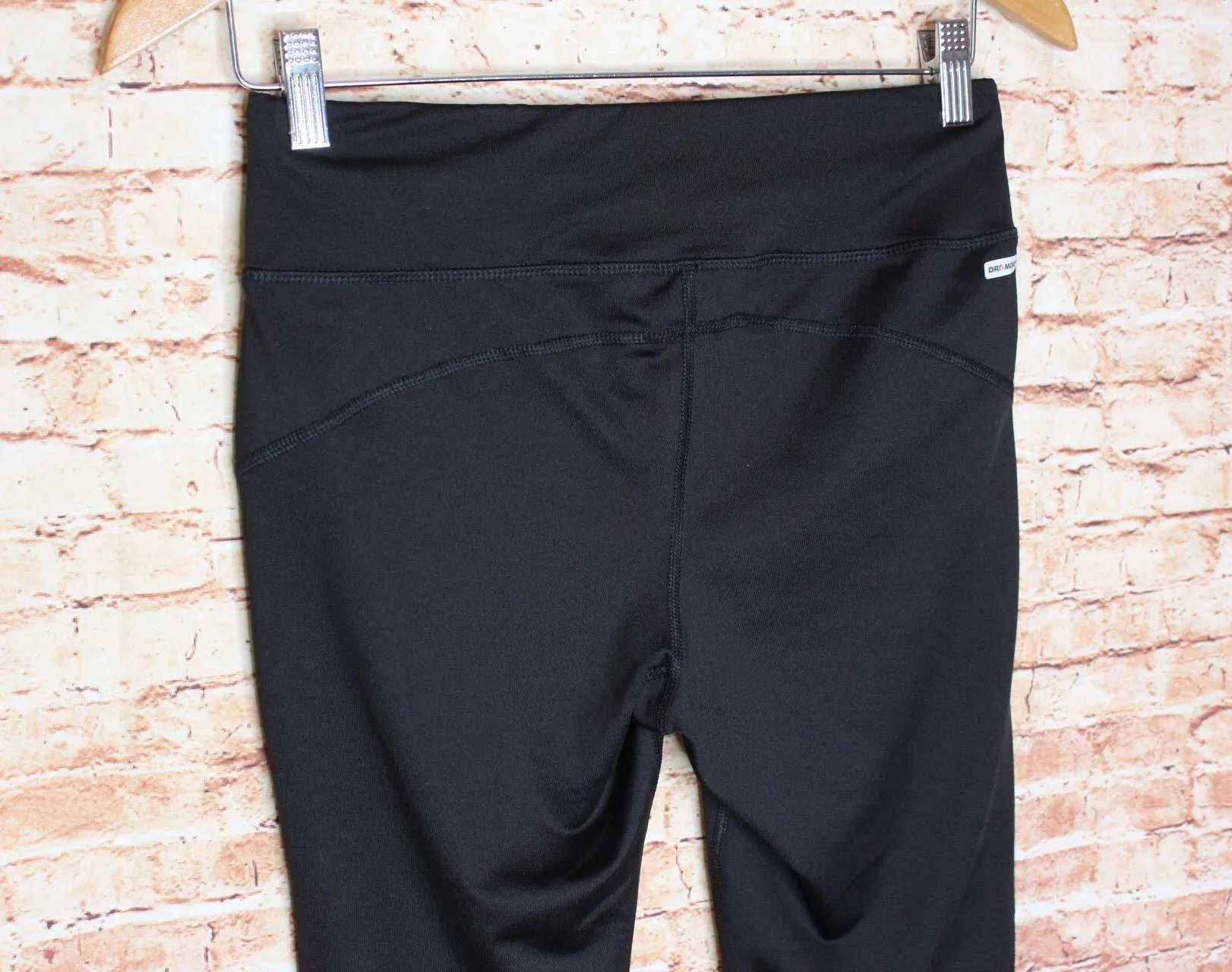 | Black Fitted Dri-Fit Activewear Leggings - Image 6