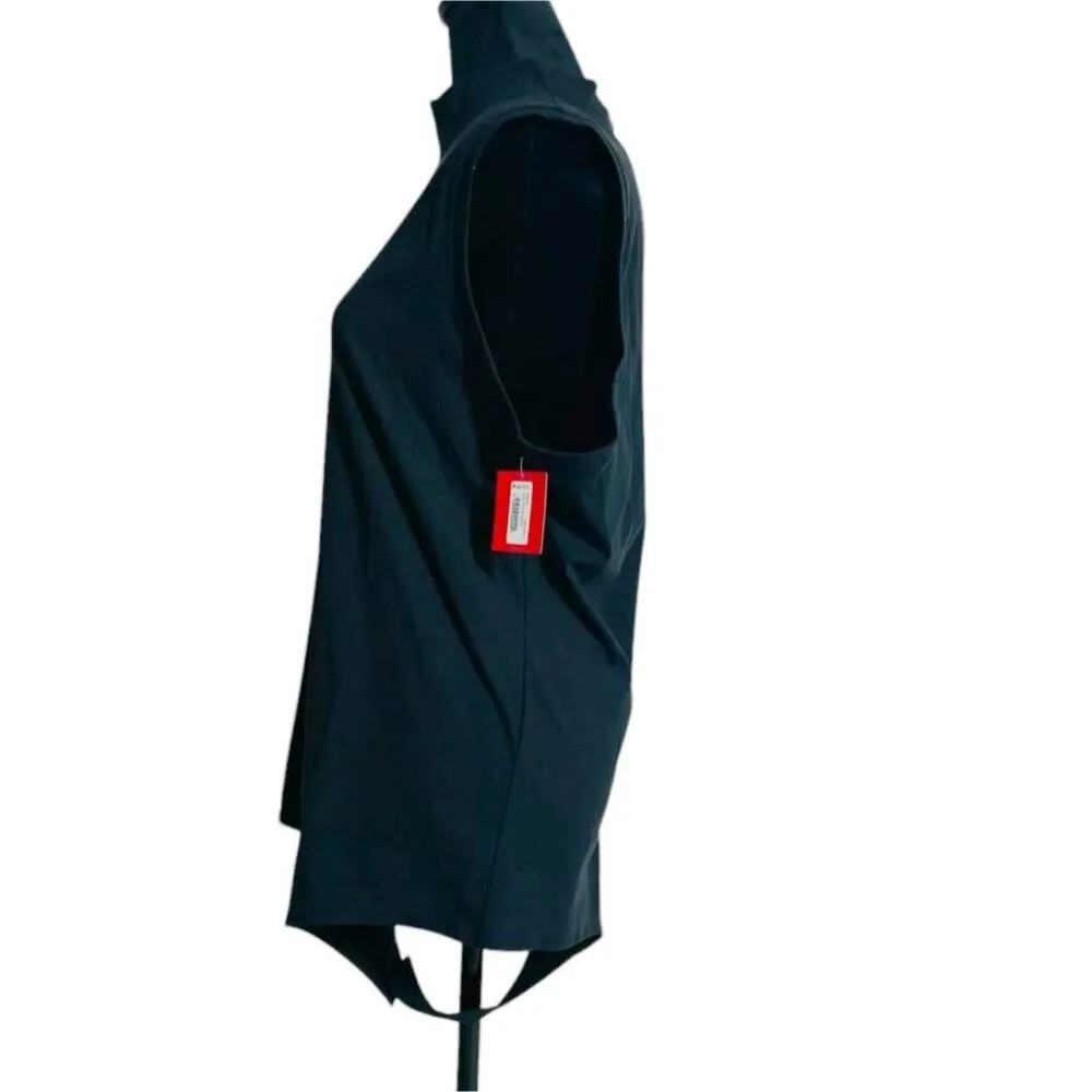 NEW SPANX Size 3X  Top Bodysuit Black Ribbed Sleeveless - Image 5