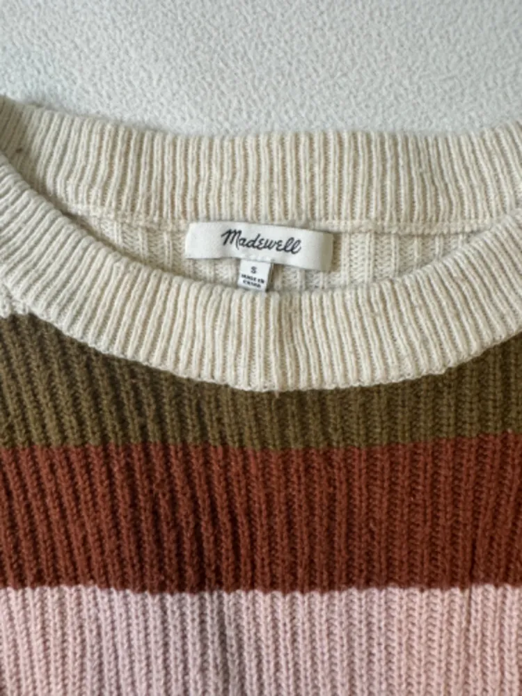 Madewell Striped Women's Sweater S - Image 5