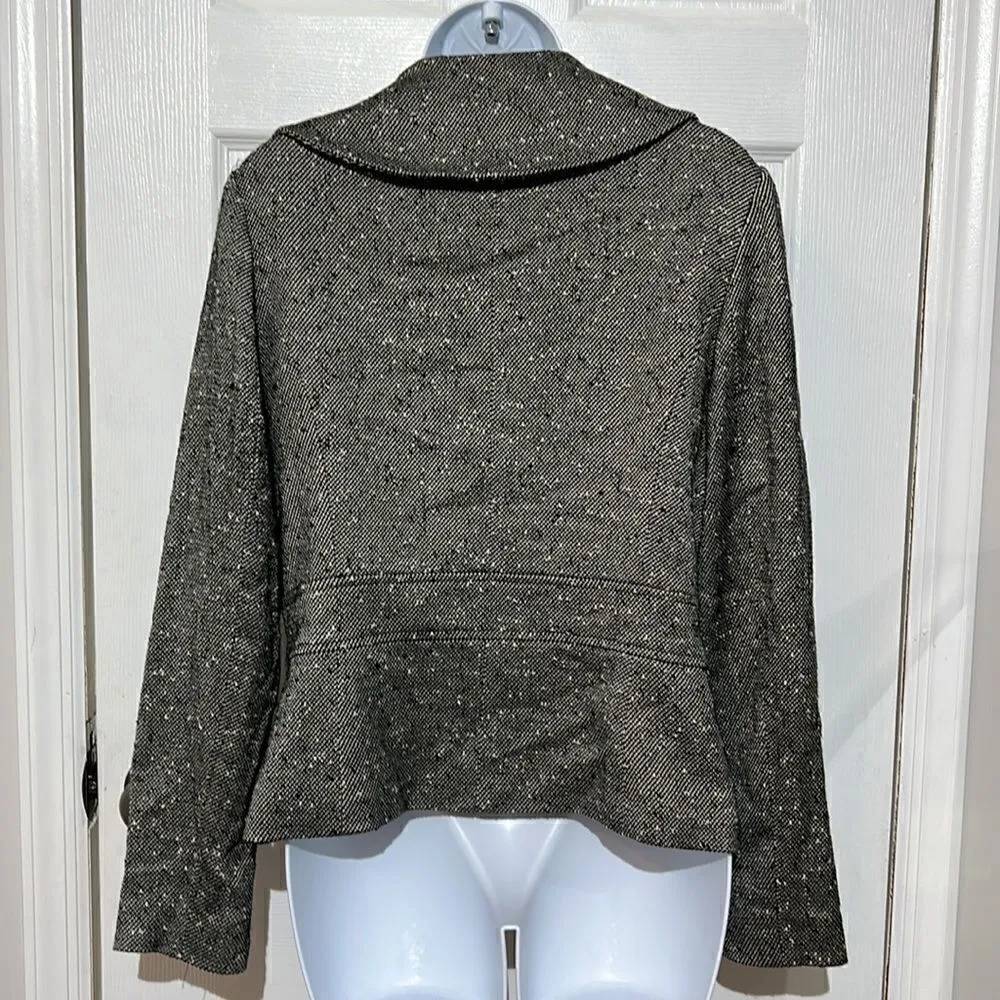 Sandro wool tweed blazer size M - Image 4