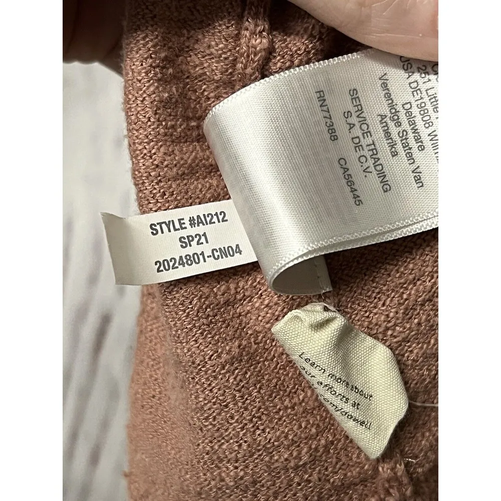 Madewell Bradley Open Front Pocket Cardigan Sweater - Dusty Rise / Size Large - Image 6