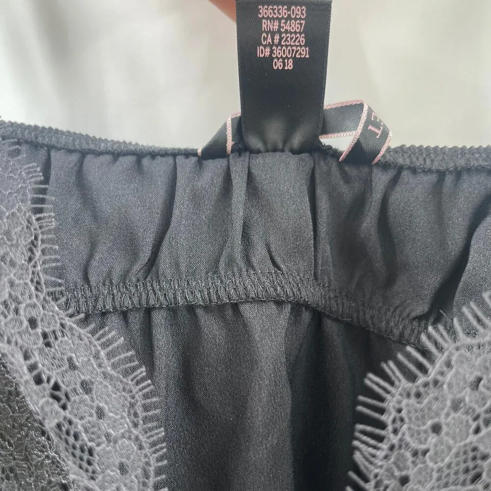 VICTORIA'S SECRET Lingerie Teddy Size Small Black Lace Sexy Lips Intimates - Image 11