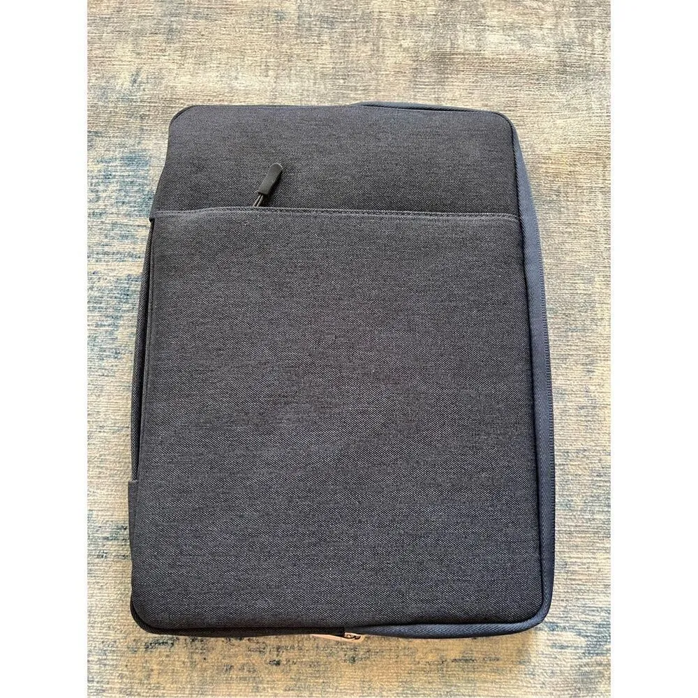 Mosiso Blue Laptop Ipad Zippered Sleeve Bag with Carry Handle - Image 3