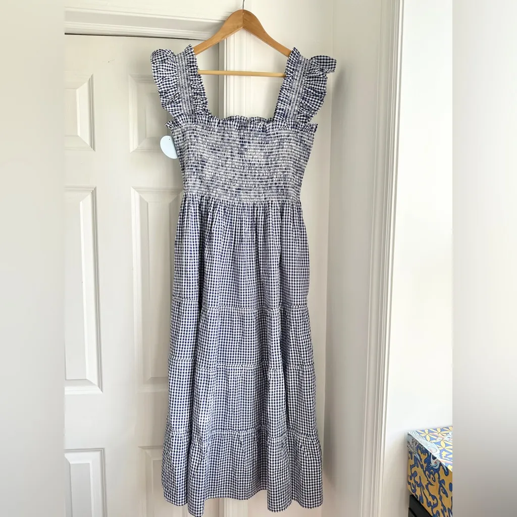 NWT Hill House Ellie Nap Dress in Navy Gingham - Image 4