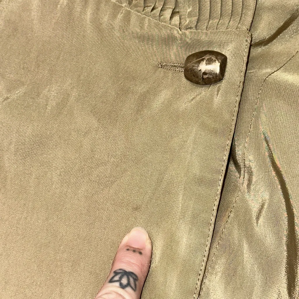 Mycra Pac Reversible Chartreuse Donatella Short Travel Raincoat Size 0 - Image 10