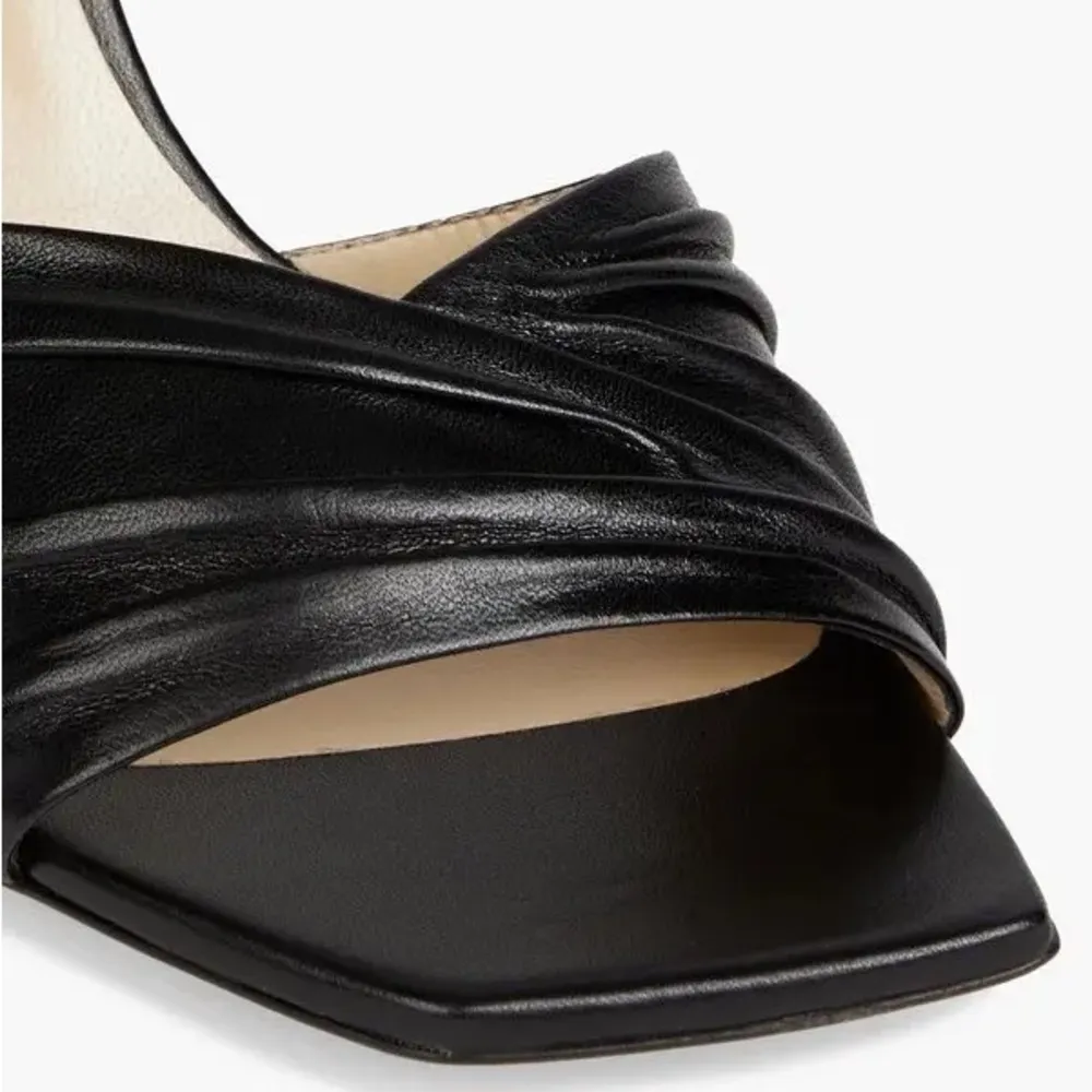 Jimmy Choo Basil Ankle Strap High Heel Black Sandals, Size 35 NEW in Box+DustBag - Image 5