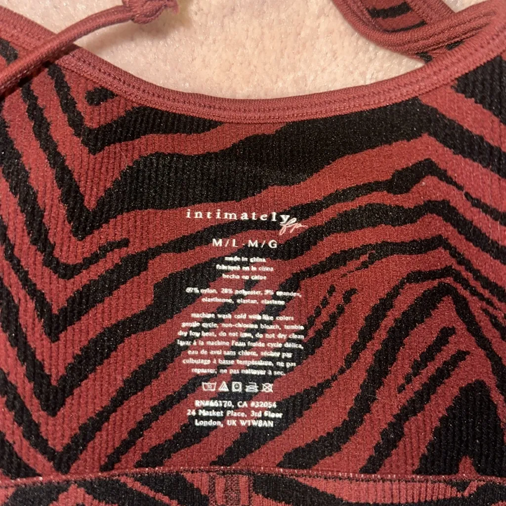 Free People “Intimately FP” Light Support Backless Sports Bra - Image 3