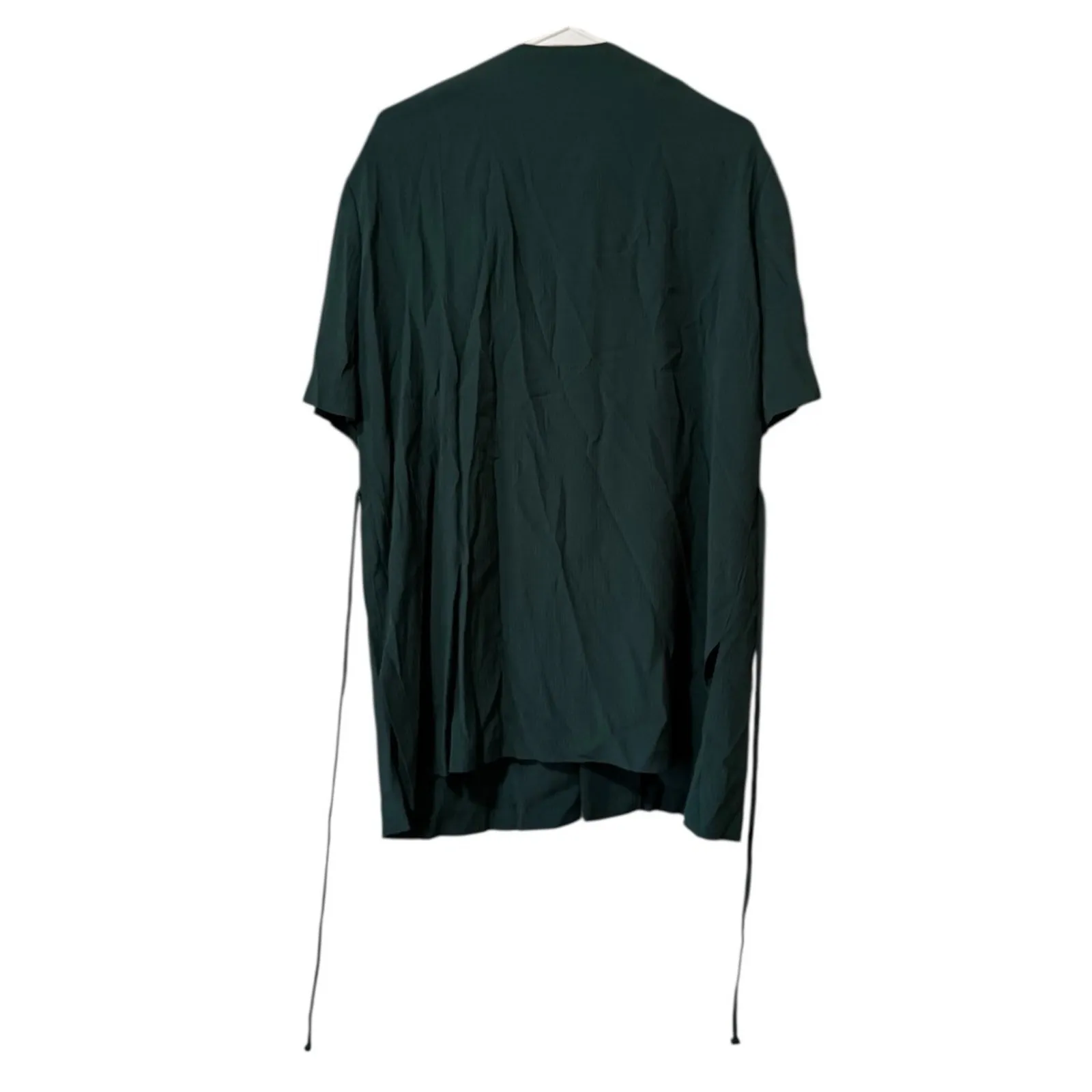 R&M Richards Women Size 16 Green 2 Piece Pants Blouse Set Buttons USA Made VTG - Image 3