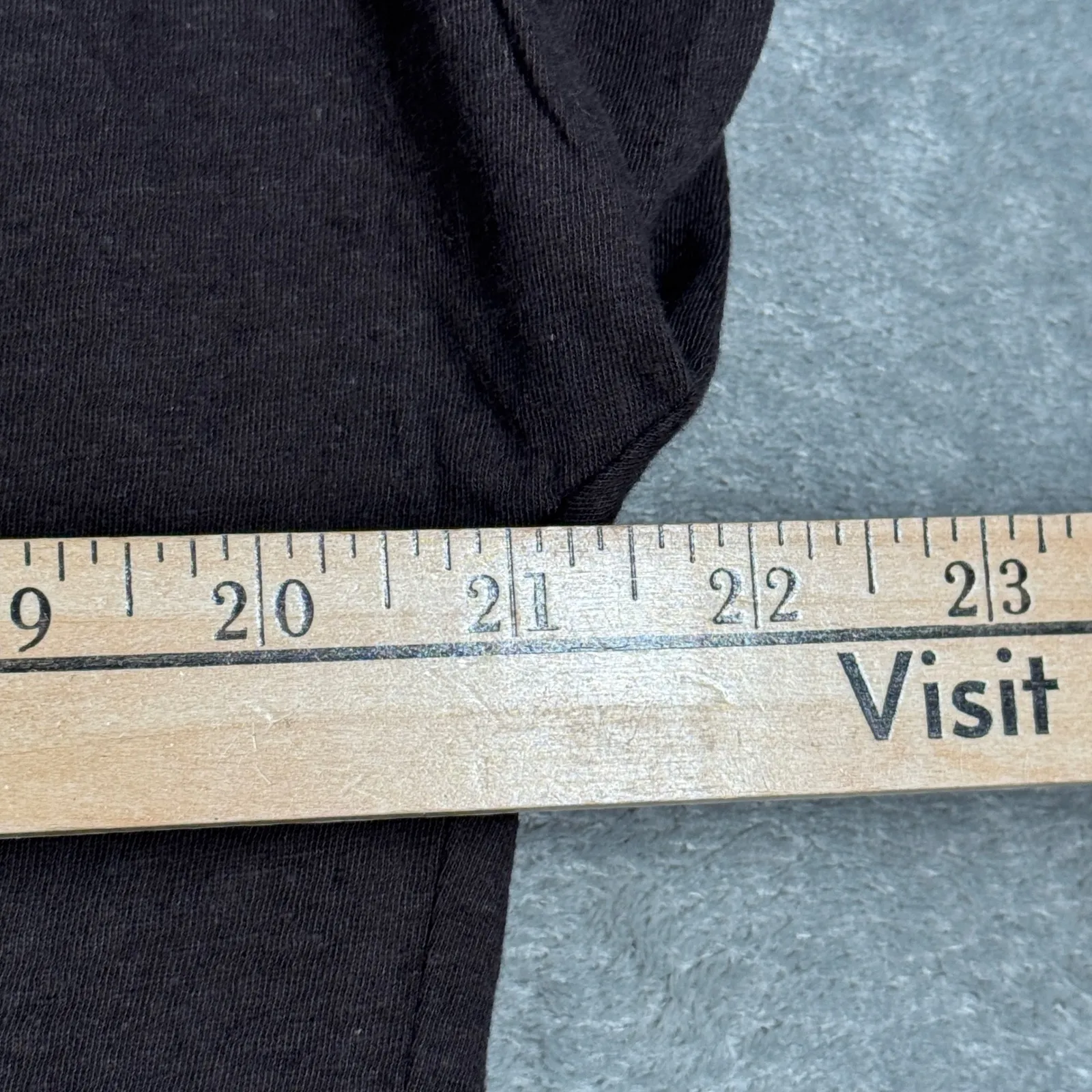 Paige Shirt Brown Lunar Tee Ruched Sleeve Casual Top Neutral Womens Size Medium‎ - Image 12