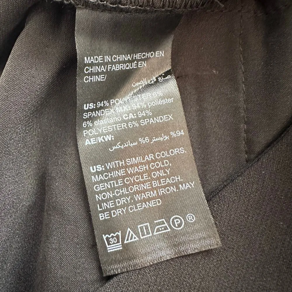 White House Black Market black belt wide leg crop dress pants size 6 NWT - Image 7