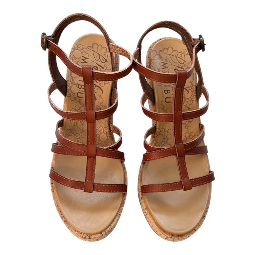 NWOT Blowfish Malibu Bahama Wedge Sandals Brown Size 11 - Image 2