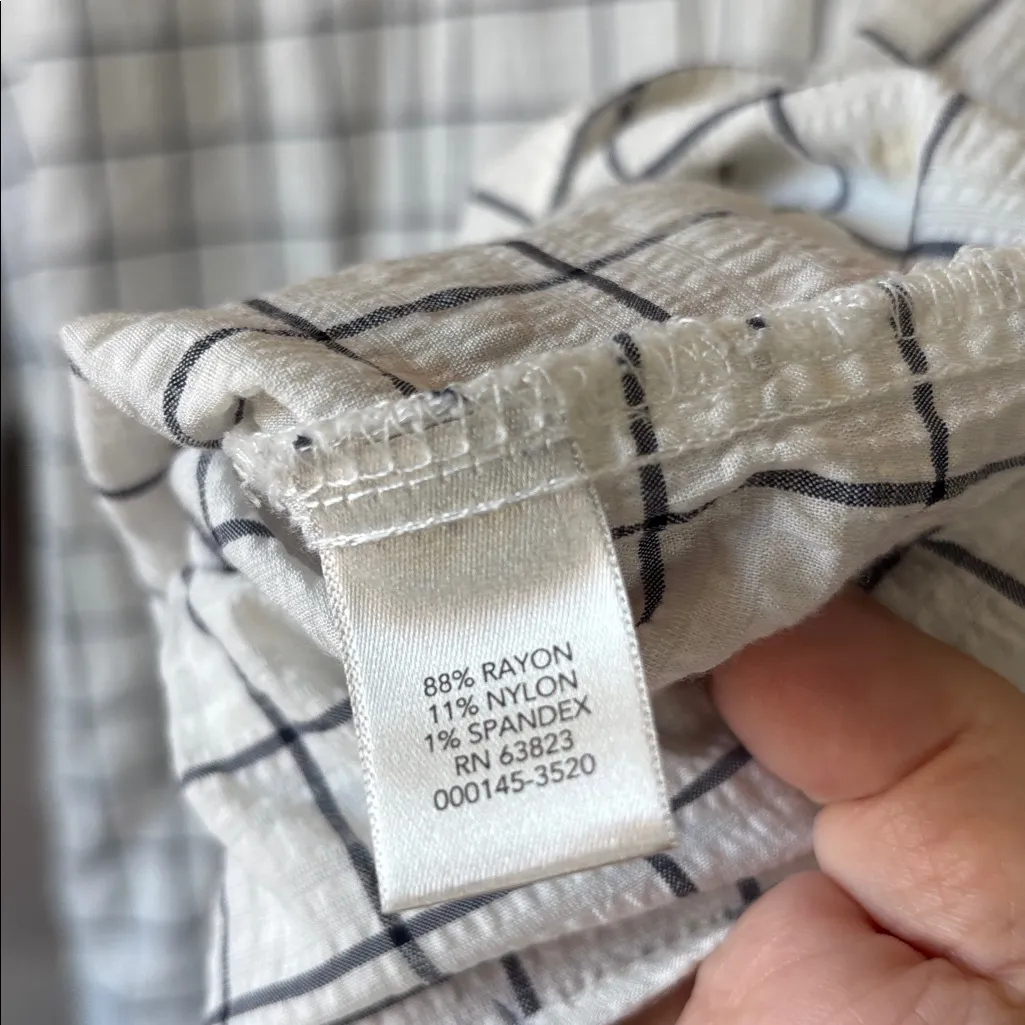 Christopher & Banks Grid Blouse petite xl - Image 5