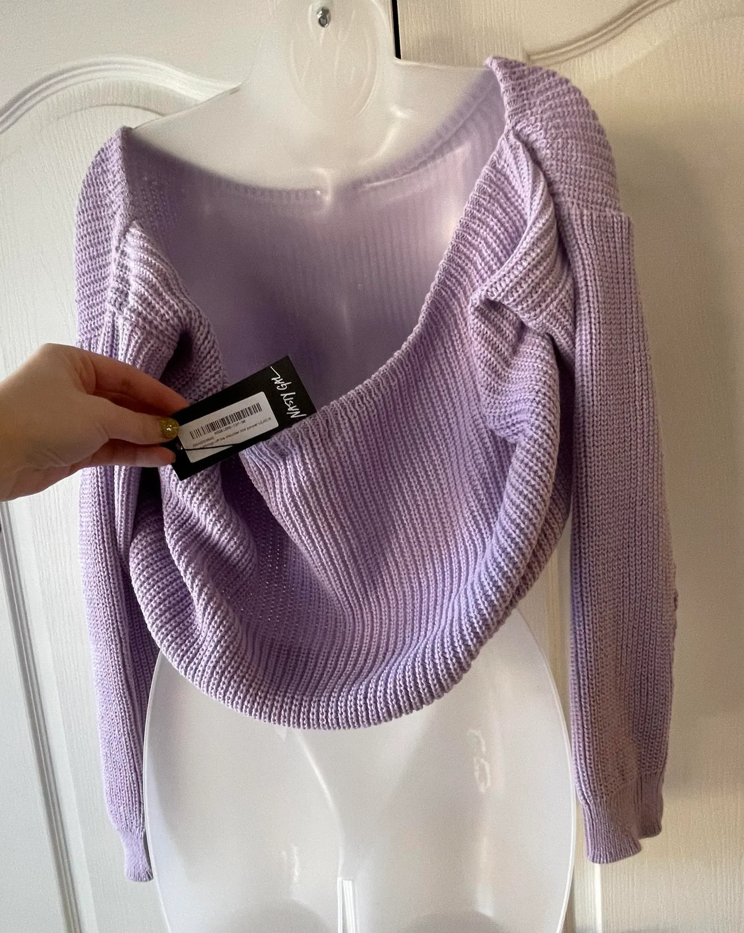 Nasty Gal Purple Sweater - Image 4