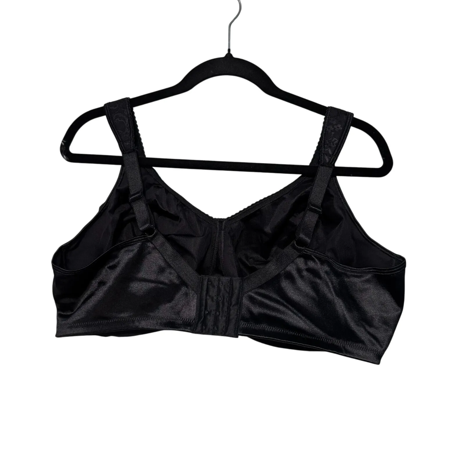 Playtex 4695 Black Lace Full Coverage Bra 42DD - Image 5