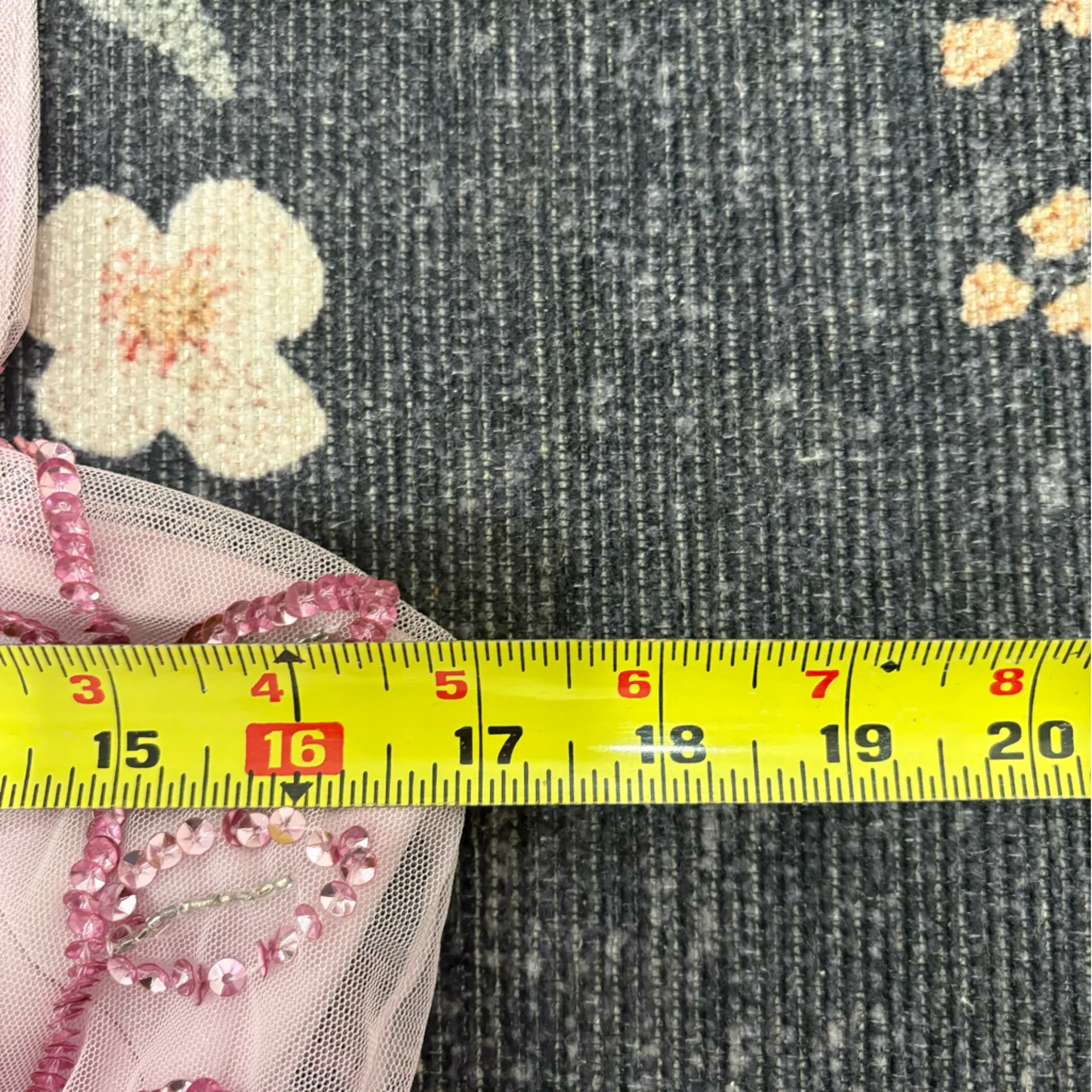 Adrianna Papell Blouson Mermaid Gown with Jasmine Beading in Pink Lace - Image 9