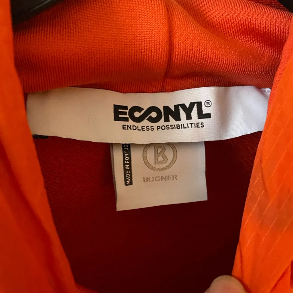 Bogner Orange Econyl Hoody - Image 3