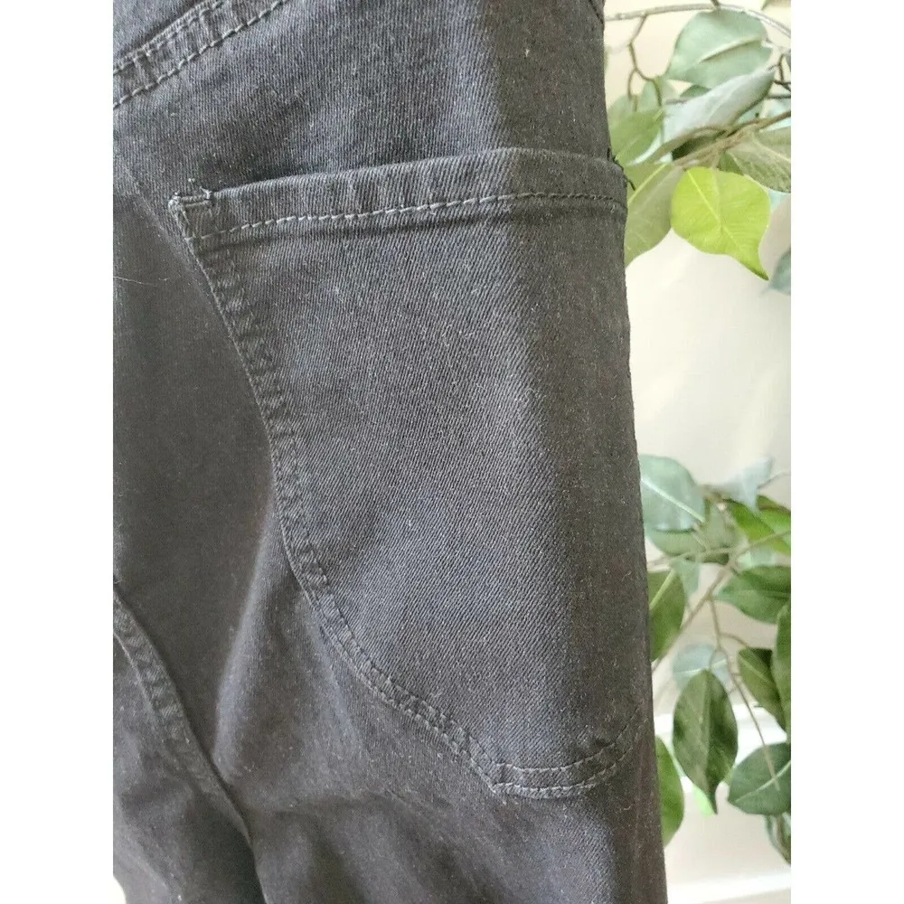 Ashley Stewart Women Black Denim Cotton Skinny Fit High Rise Casual Jeans - Image 7