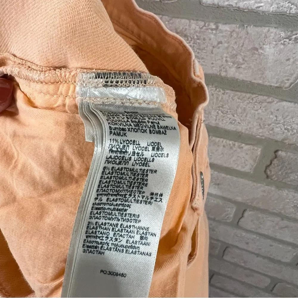 7 For All Mankind Luxe Vintage Tab High Waist Slim Kick Cut Hem Jeans Size 25 - Image 12