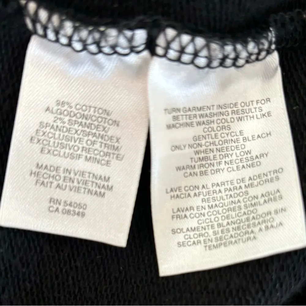 Jones New York Signature Women’s Front Zip Knit  Jacket Black Size Petite Medium - Image 4