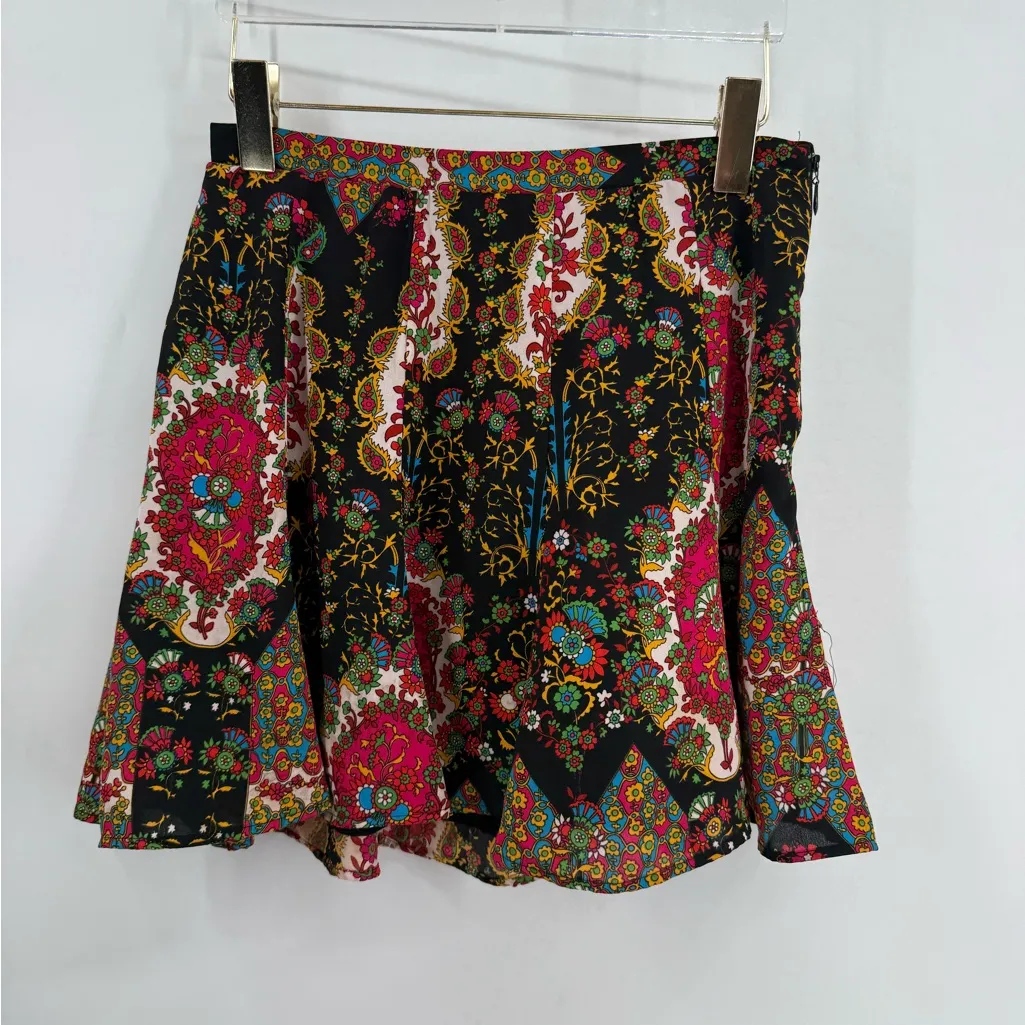 Show me your mumu paisley print mini skirt‎ size large - Image 3