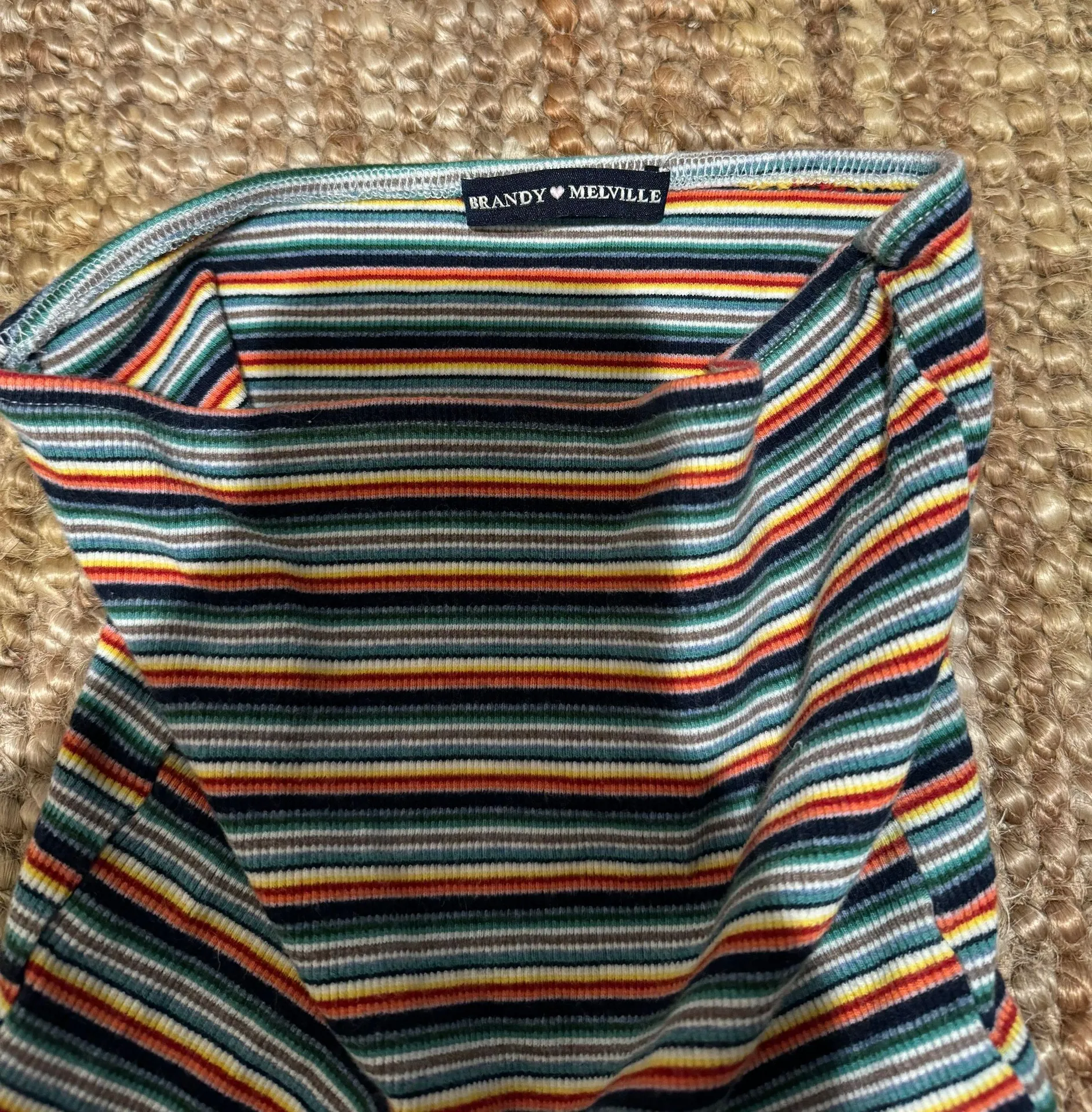 Rainbow Stripe Tube Top - Image 2