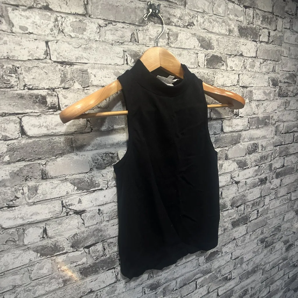 EUC Madden NYC Women's High Neck Tank Top Black Size Medium - Image 3