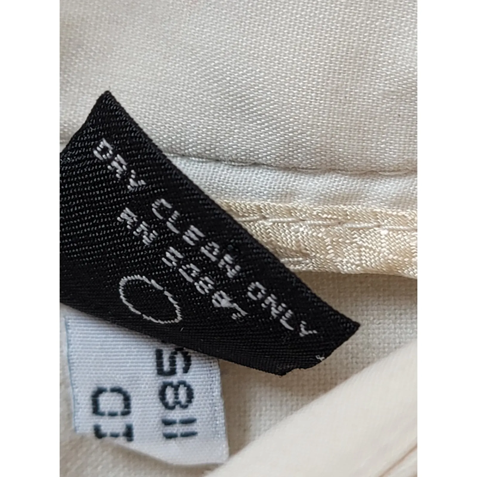 Express Trousers Women's Size 5/6 White Stretch Button Cuffed Flat Front - Image 8