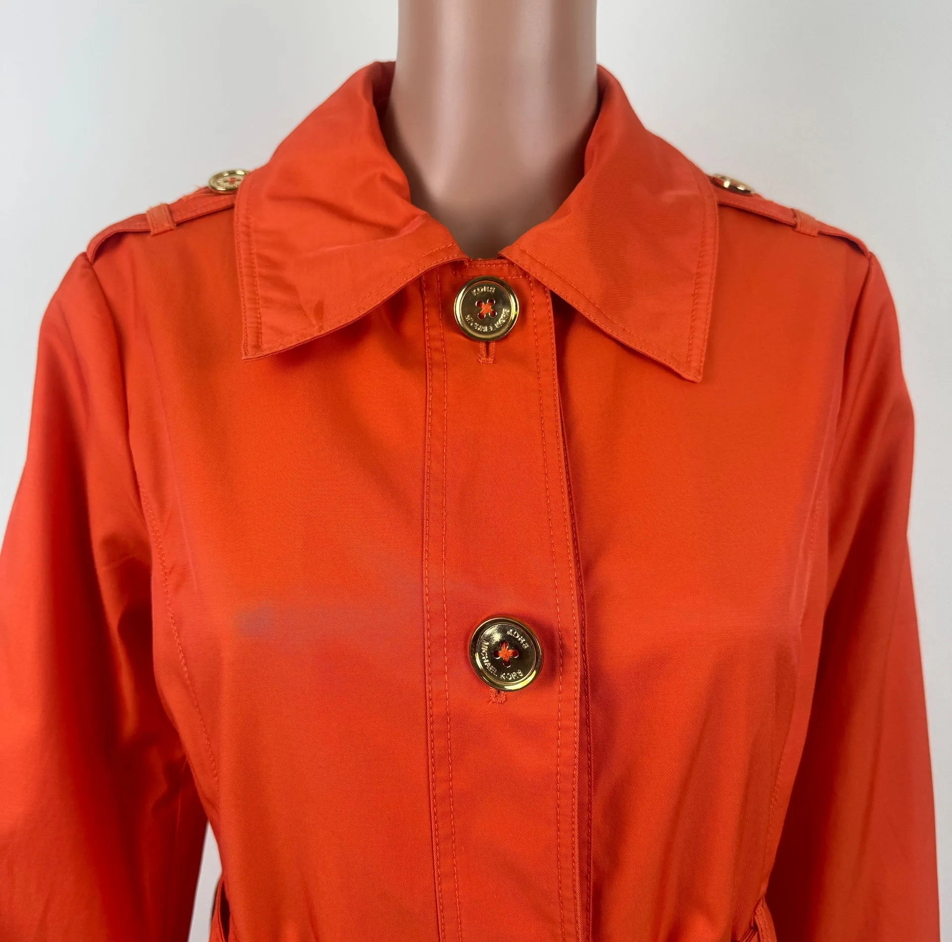 Michael Kors MICHAEL  Single Breasted Trench Coat - Image 4