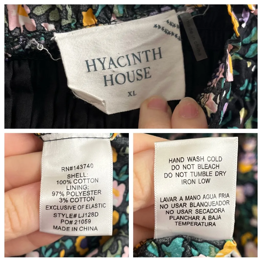 Hyacinth House Samantha Floral Midi Dress XL - Image 11
