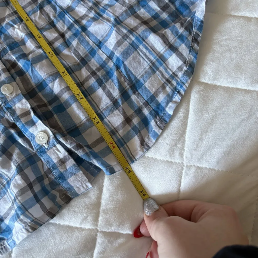 Vintage 90s Y2K Button Up Plaid Tank Top Womens Size Medium Cowboy Western City - Image 6