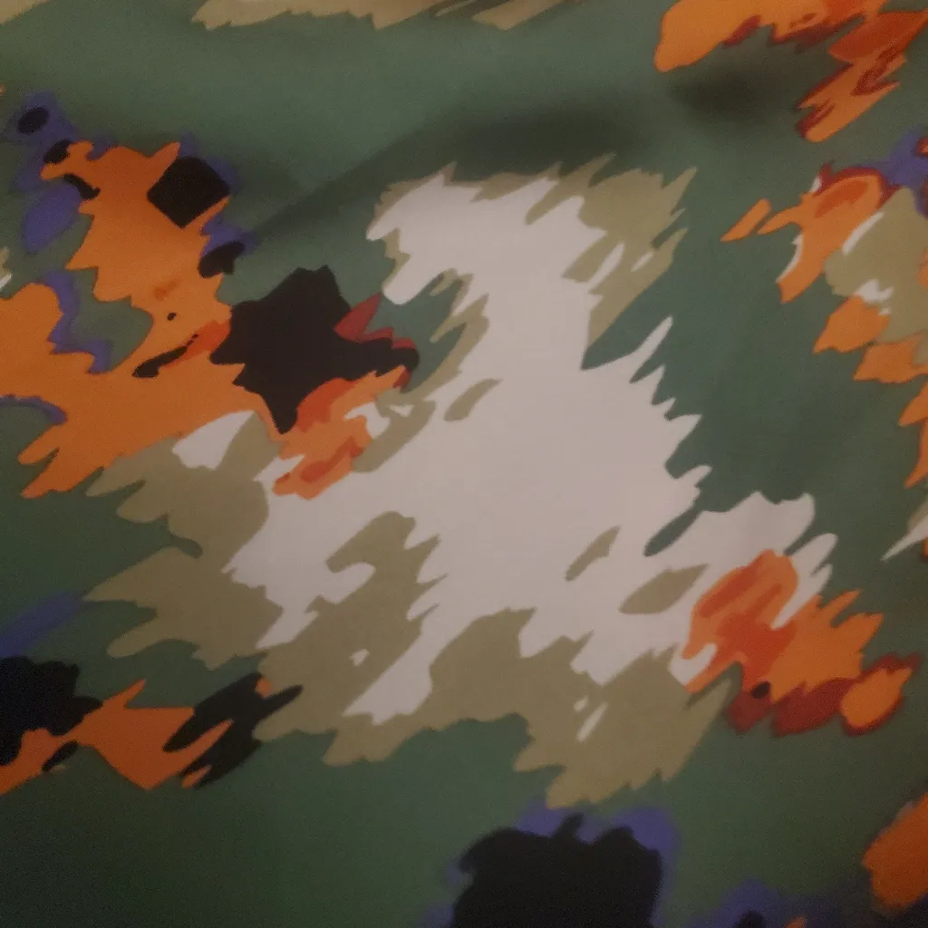 Floral Print Spaghetti Midi sexy Dress with peekaboo in mid stomach with… Orange Size L - Image 4