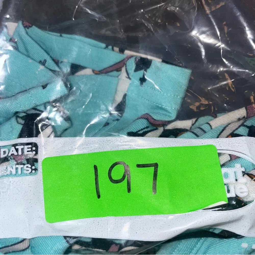 MeUndies Penguin Print Pajama Set Blue - Image 9