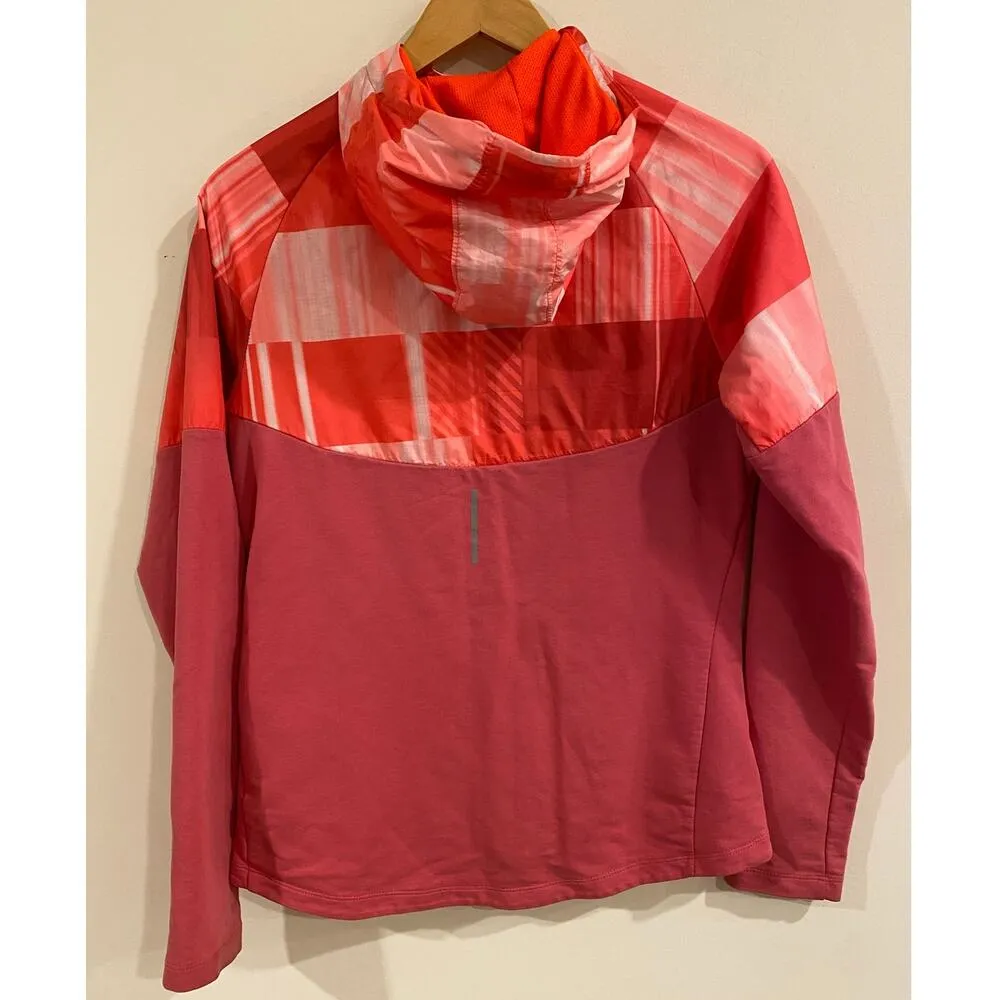 Nike Long Sleeve Dri Fit Sports Zip Up Hoodie Jacket Red Women's Size Medium - Image 3