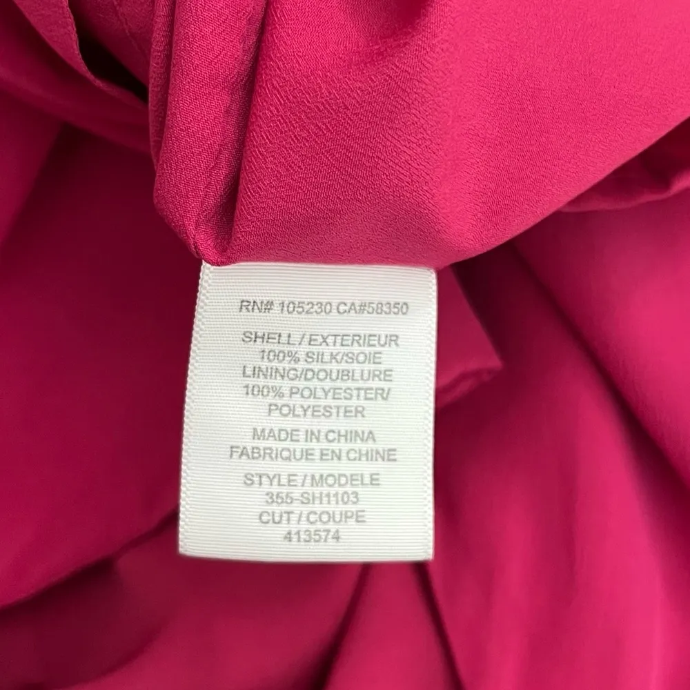 Joie Silk Fuchsia Romper - Image 7