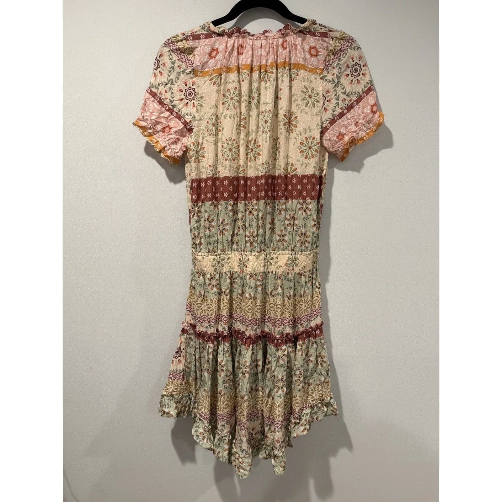 We're All Pretty Girls Dress Womens Small Floral Boho Prairie Cottage Indie Soft - Image 2