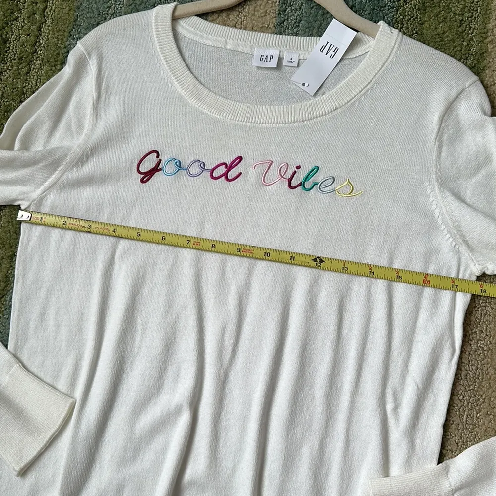 GOOD VIBES crewneck sweater - Image 3