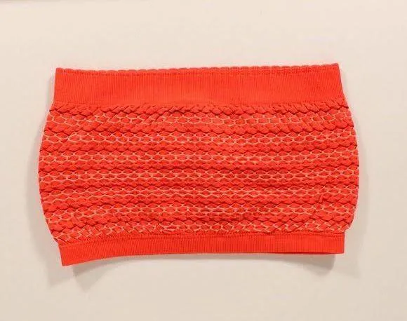 NWOT Orange Tube Top  Medium - Image 2