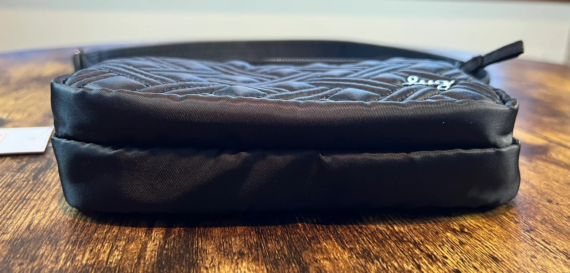 Lug | ladies Coupe 2 Convertible Crossbody bag. Black - Image 4