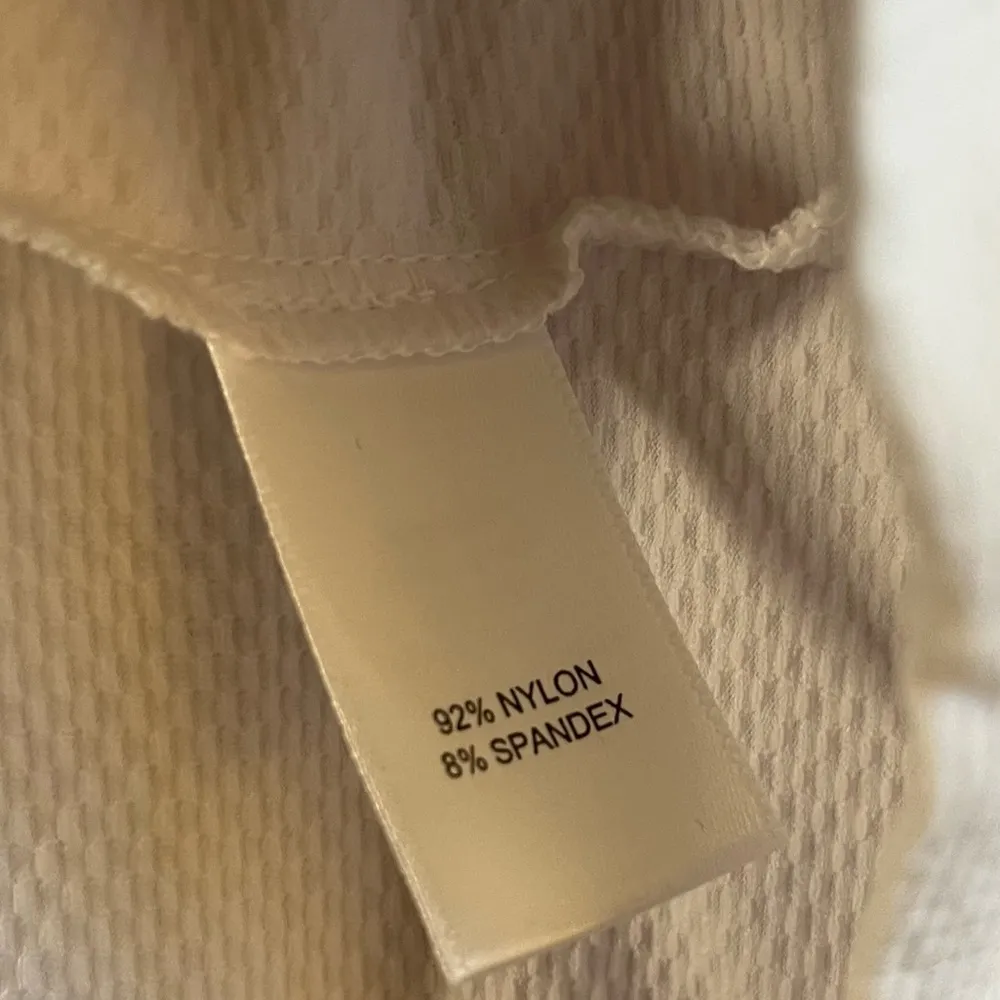 Sport Haley Polo Navy Floral Collar 3/4 Sleeves White Sz XXL EUC Pearl Details - Image 7