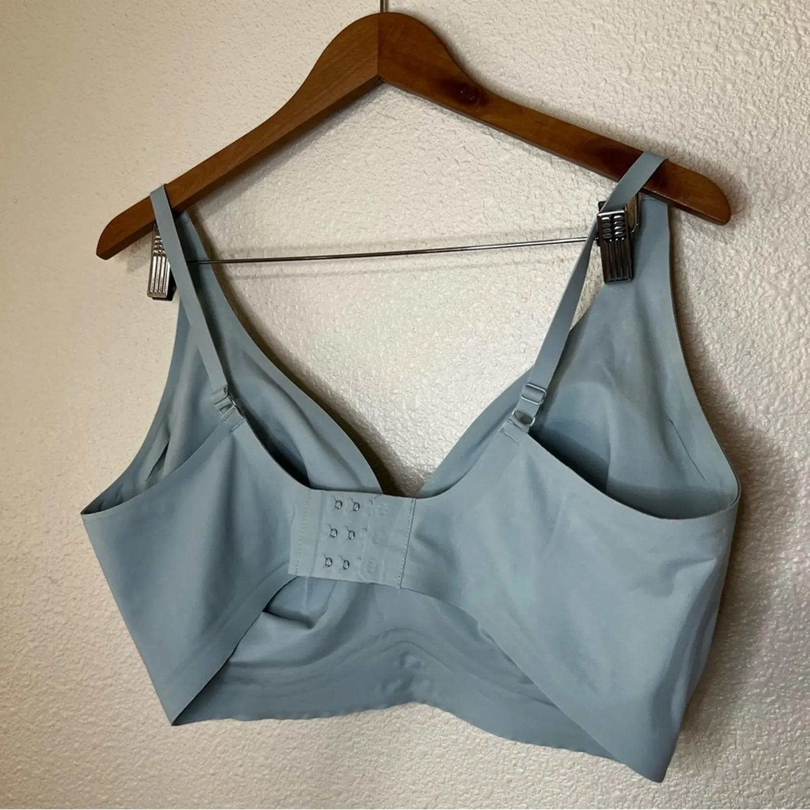 Rhonda Shear light blue seamless bralette bra 3X - Image 4