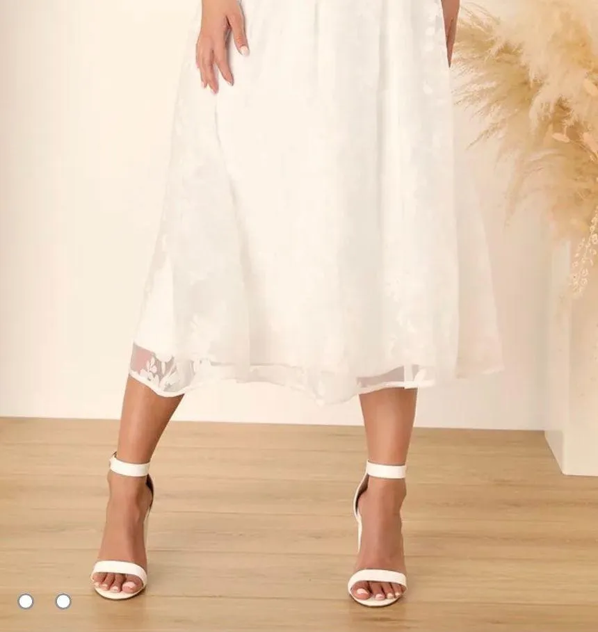 NWT White Lace  Dress - Image 6